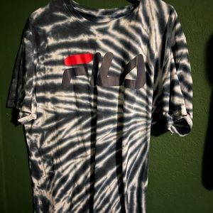 Fila tie dye t shirt